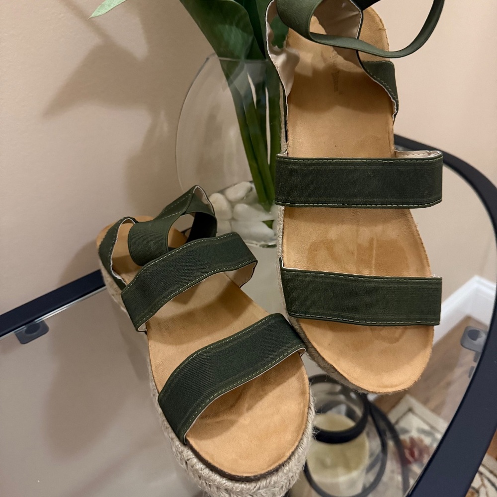 Olive Green Sandals